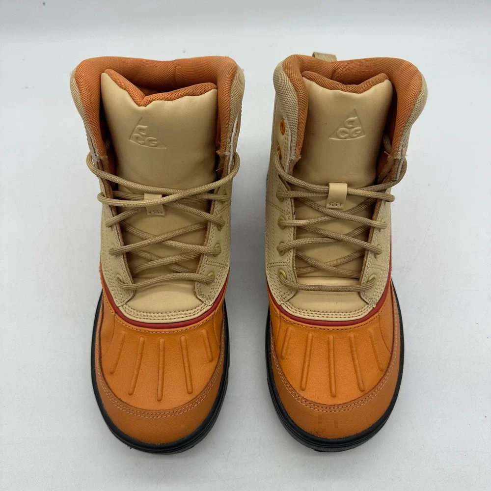 Nike 524872-201 Youth Size 5Y Wheat Orange Woodside 2 High ACG Boots Duck Boot